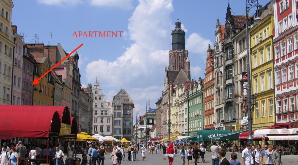 Appartamento Apartament W Ratuszu Breslavia Esterno foto
